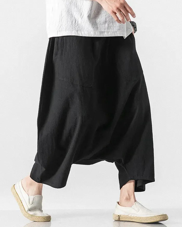 Wide leg linen pants ’Kisawa’