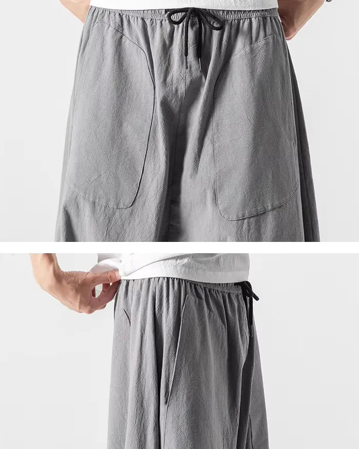 Wide leg linen pants ’Kisawa’