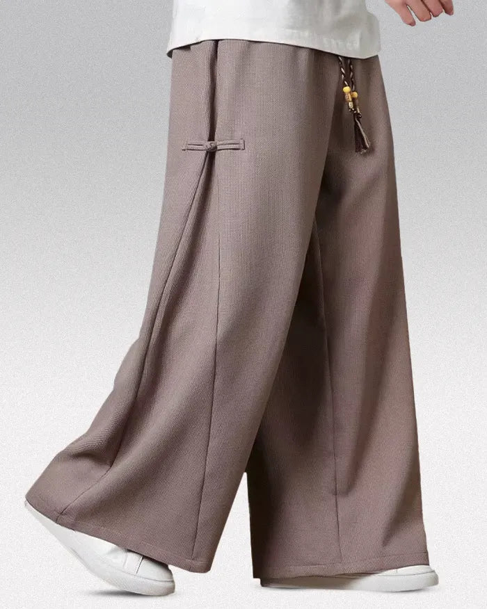 Wide Leg trousers ’Okote’ - Coffee / M