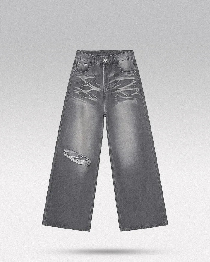 Wide leg y2k jeans ’Oshu’ - TECHWEAR STORM™
