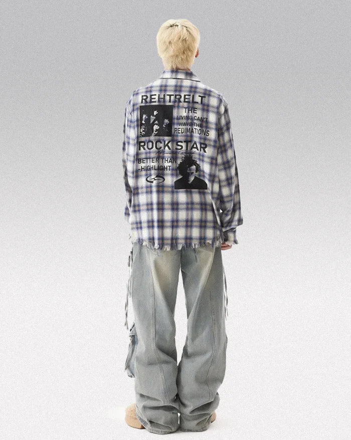 Y2k baggy jeans men’s ’Shibushi’ - TECHWEAR STORM™