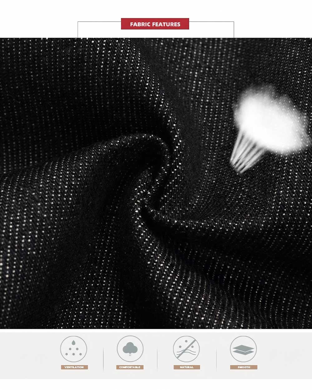 Y2k black jeans men ’Kitaiba’