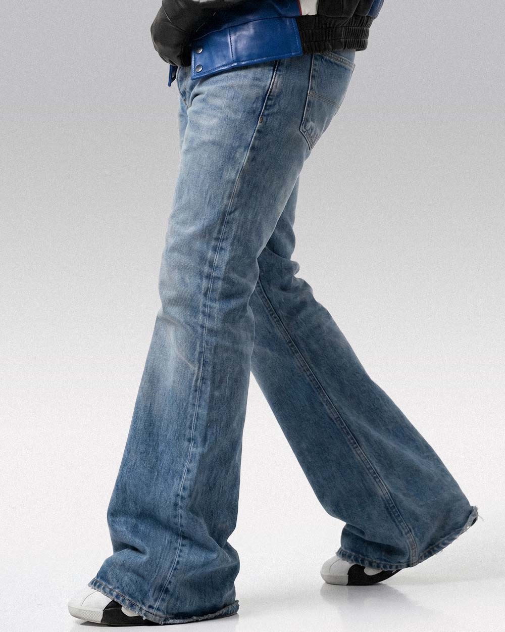 Y2k blue jeans ’Naka’ - Blue / M
