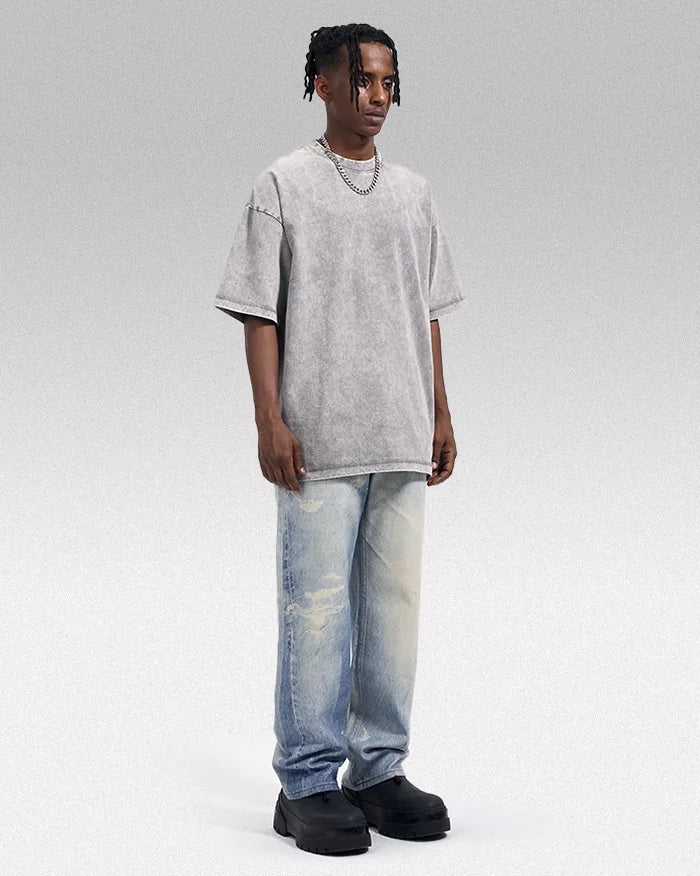 Y2k blue jeans ’Naka’ - TECHWEAR STORM™