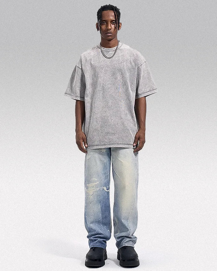 Y2k blue jeans ’Naka’ - TECHWEAR STORM™