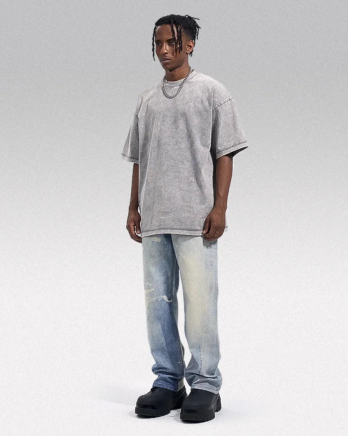 Y2k blue jeans ’Naka’ - TECHWEAR STORM™