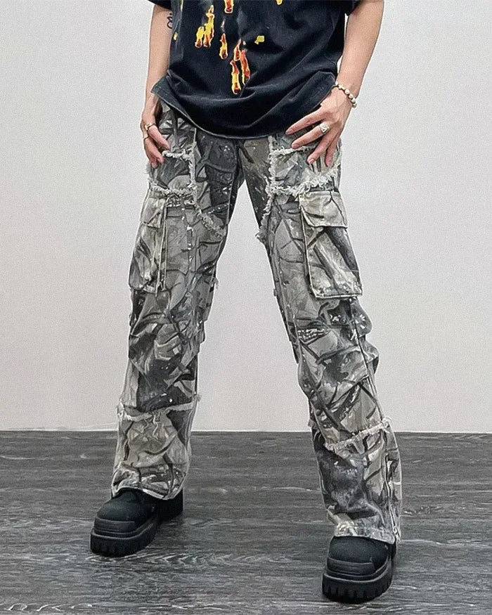 Y2k cargo trousers ’Ichinoseki’ - TECHWEAR STORM™