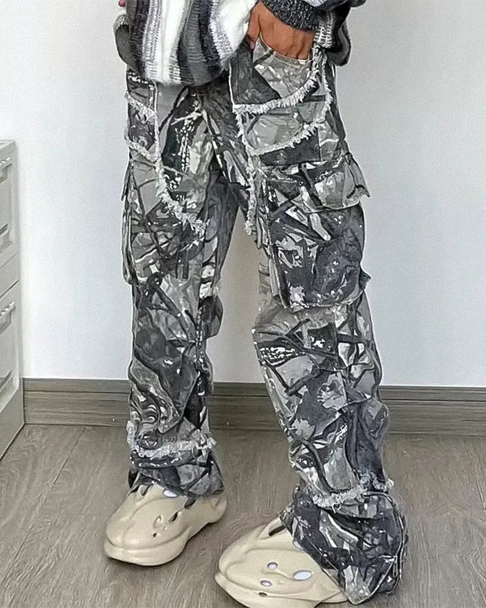Y2k cargo trousers ’Ichinoseki’ - TECHWEAR STORM™