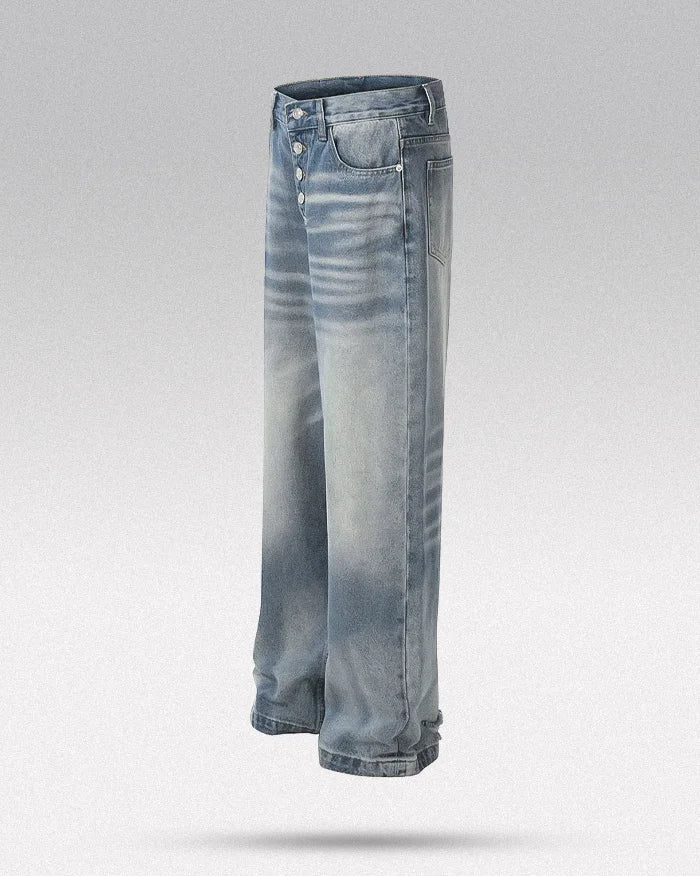 Y2k denim jeans ’Rikuzen’ - TECHWEAR STORM™