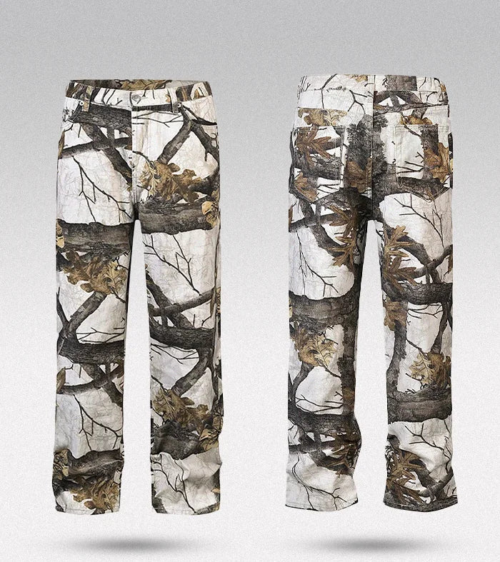 Y2k graphic jeans ’Megata’ - TECHWEAR STORM™