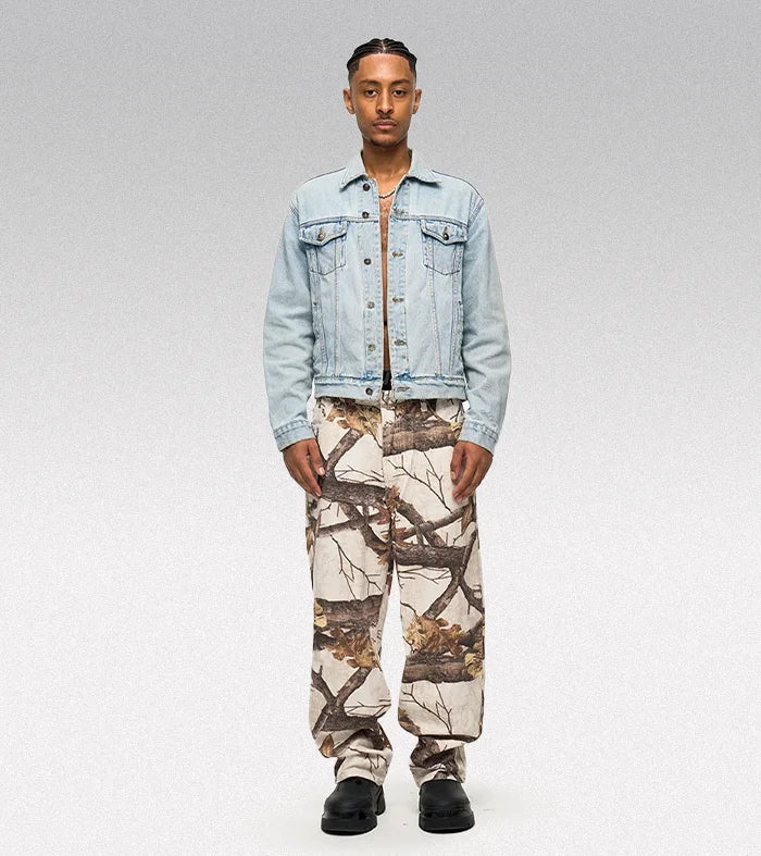 Y2k graphic jeans ’Megata’ - TECHWEAR STORM™