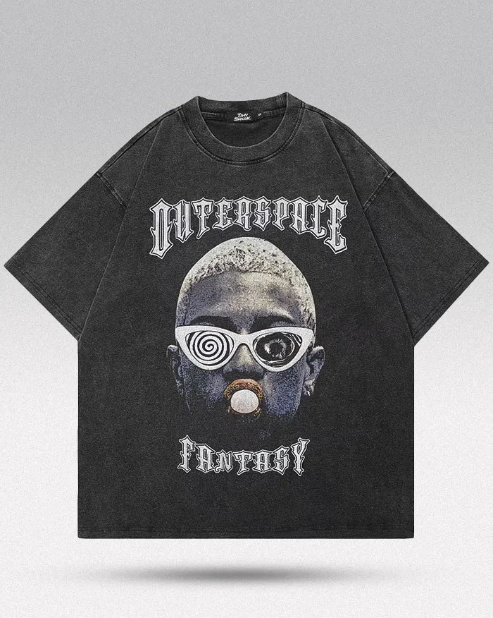 Y2K graphic tee ’Vex’