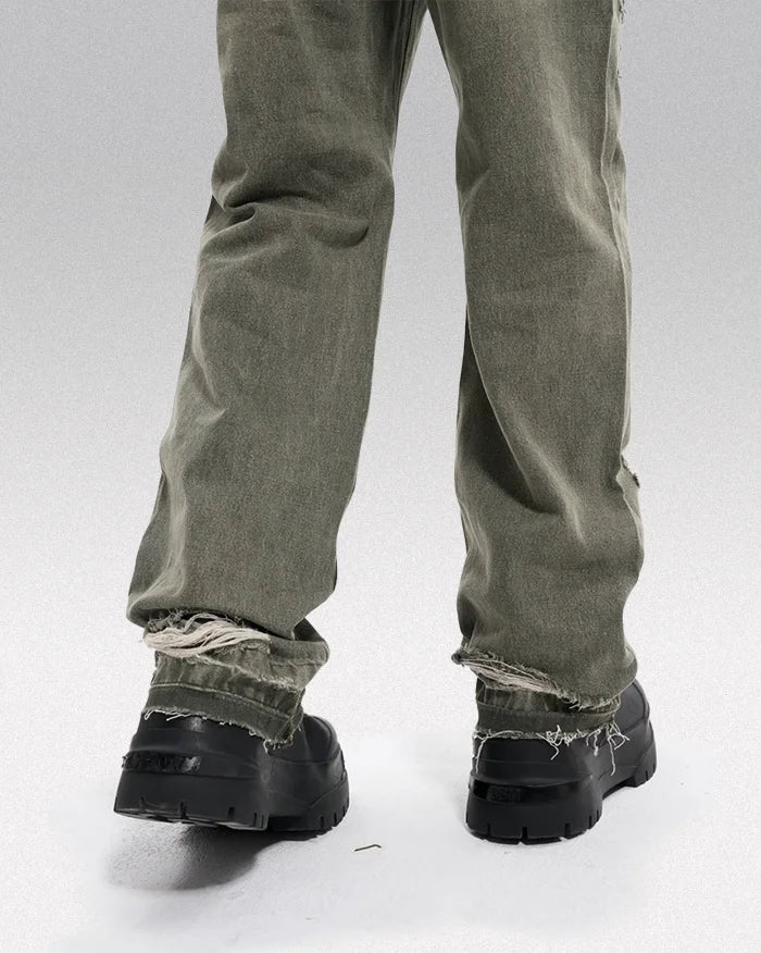 Y2k grunge jeans ’Ishioka’ - TECHWEAR STORM™