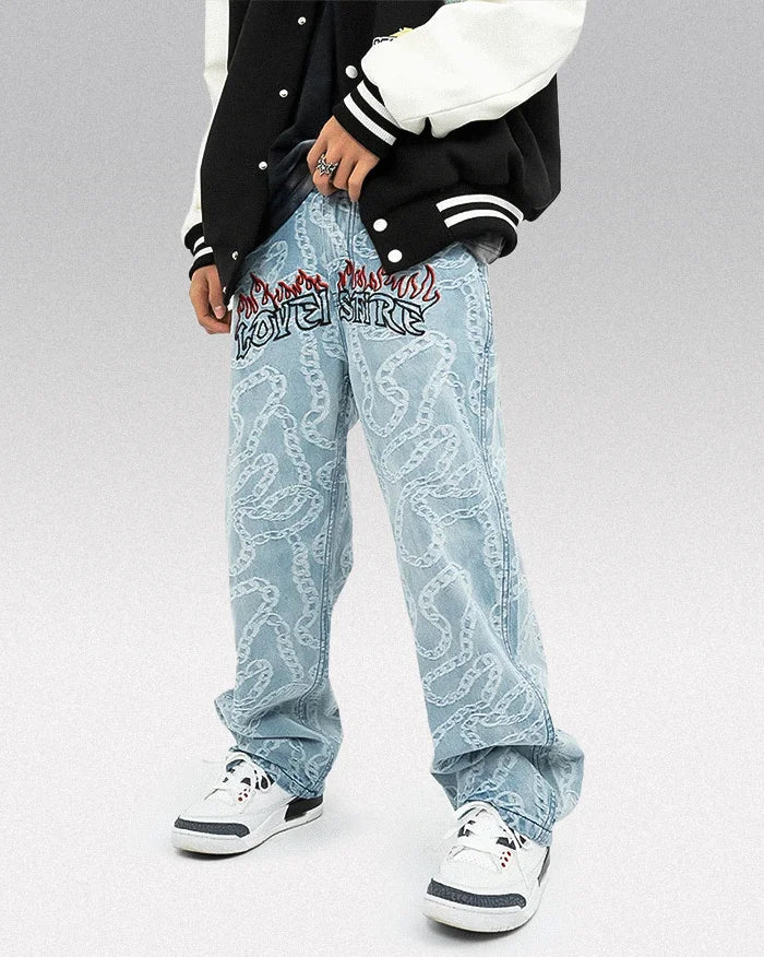 Y2k hip hop jeans ’Kamaishi’ - TECHWEAR STORM™