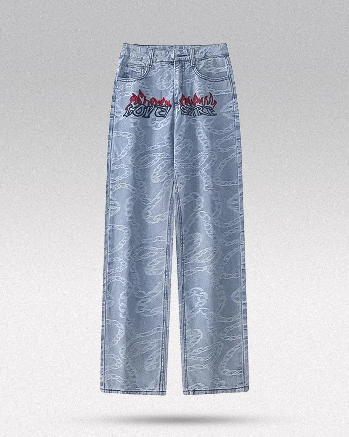 Y2k hip hop jeans ’Kamaishi’ - TECHWEAR STORM™