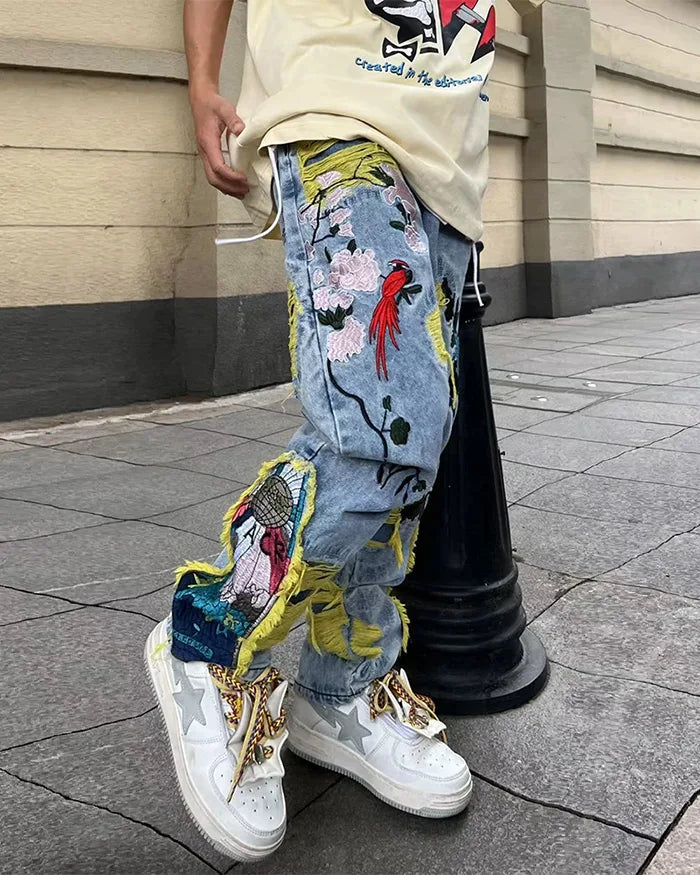 Y2k jeans style ’Yuki’ - TECHWEAR STORM™