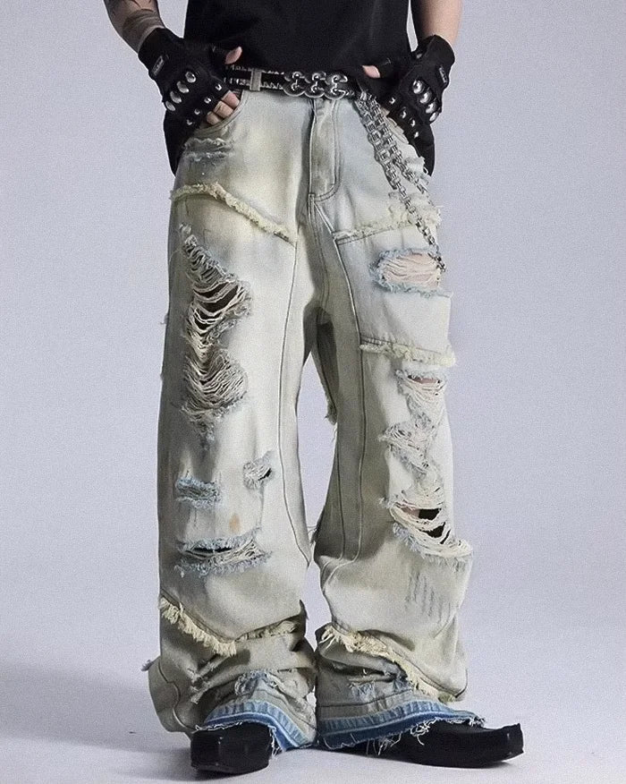 Mens Baggy Clothes Baggy Jeans Are Back Men's Brown Loose Fit