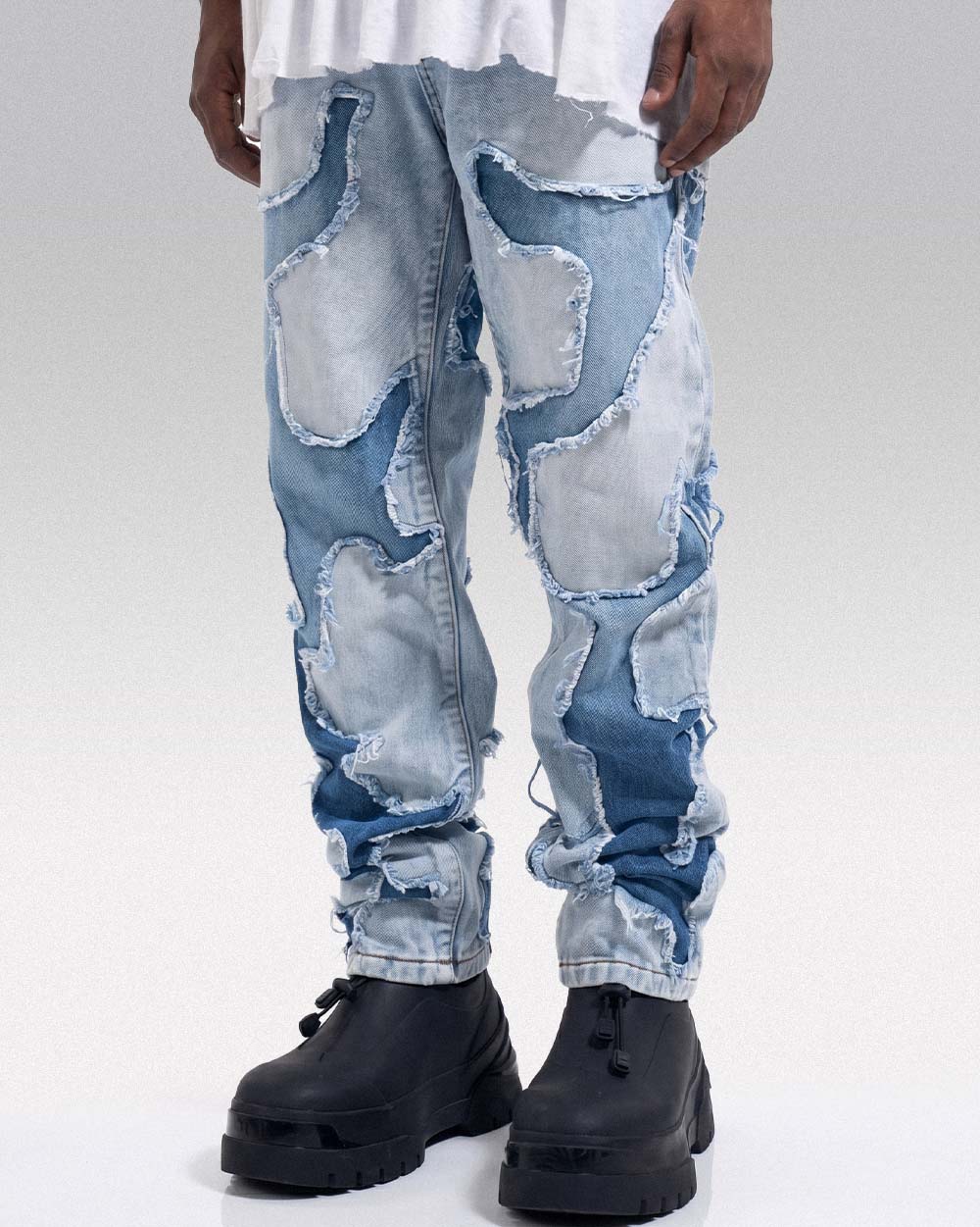 Y2k patchwork jeans ’Rugawa’ - M