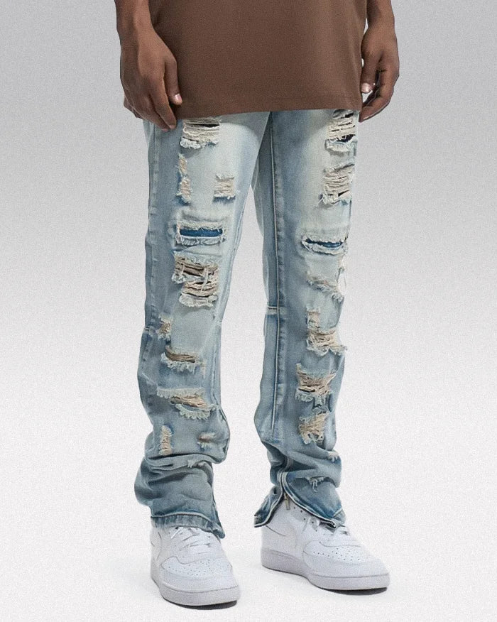 Y2k ripped jeans ’Hokota’ - TECHWEAR STORM™