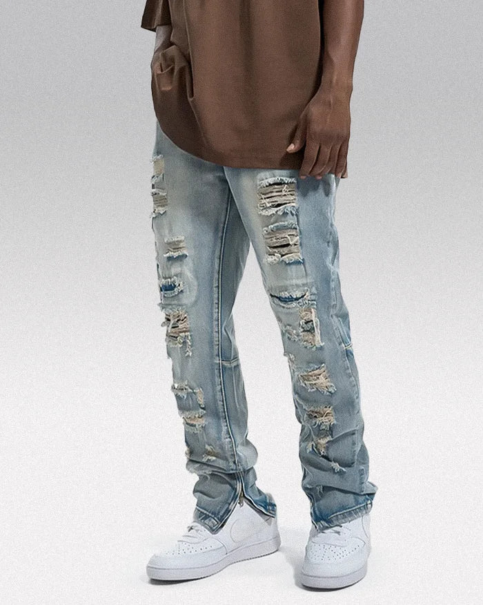 Y2k ripped jeans ’Hokota’ - TECHWEAR STORM™