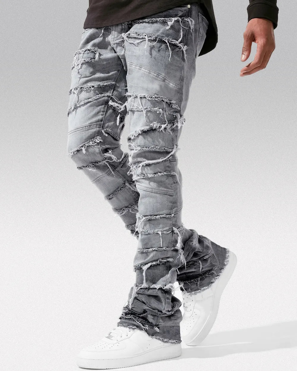 Y2k skinny jeans ’Takaha’ - Grey / S