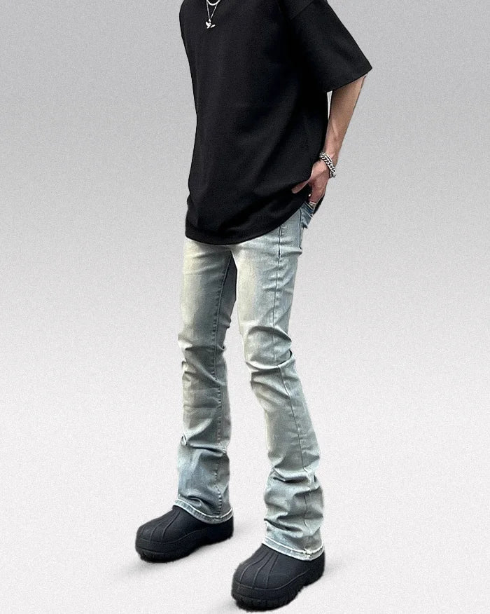 Y2k skinny jeans ’Takaha’ - TECHWEAR STORM™