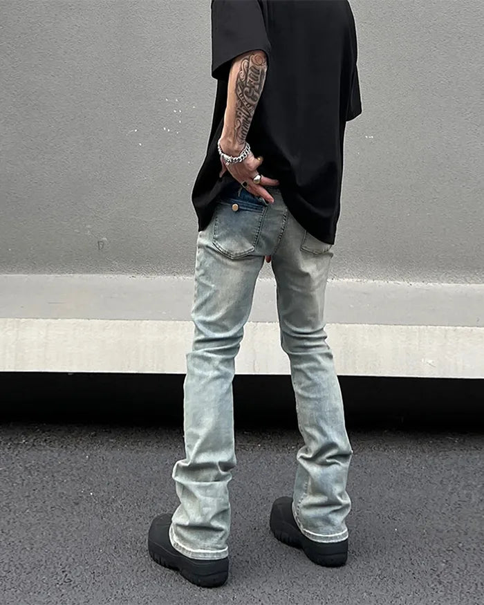 Y2k skinny jeans ’Takaha’ - TECHWEAR STORM™