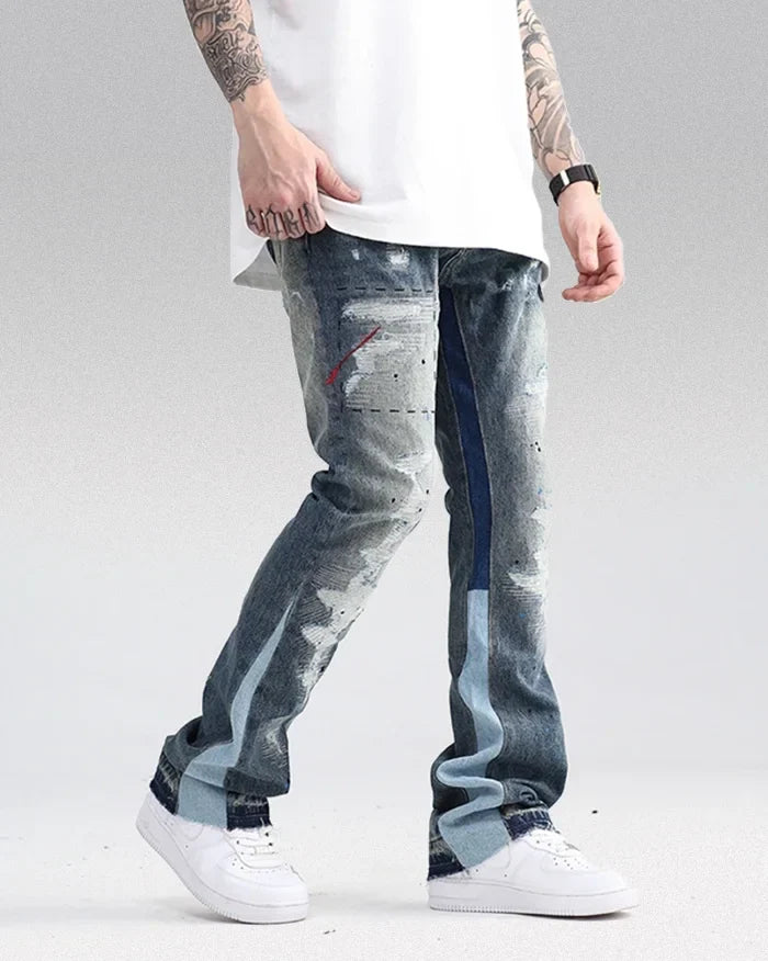 Y2k style jeans ’Ushiku’ - TECHWEAR STORM™