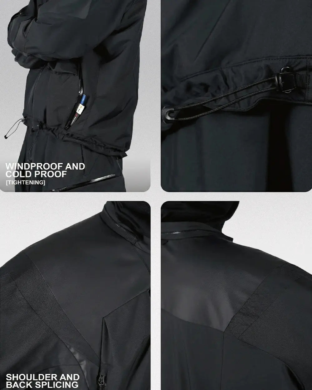 3-in-1 Hard Shell Techwear Jacket ’Fortress’