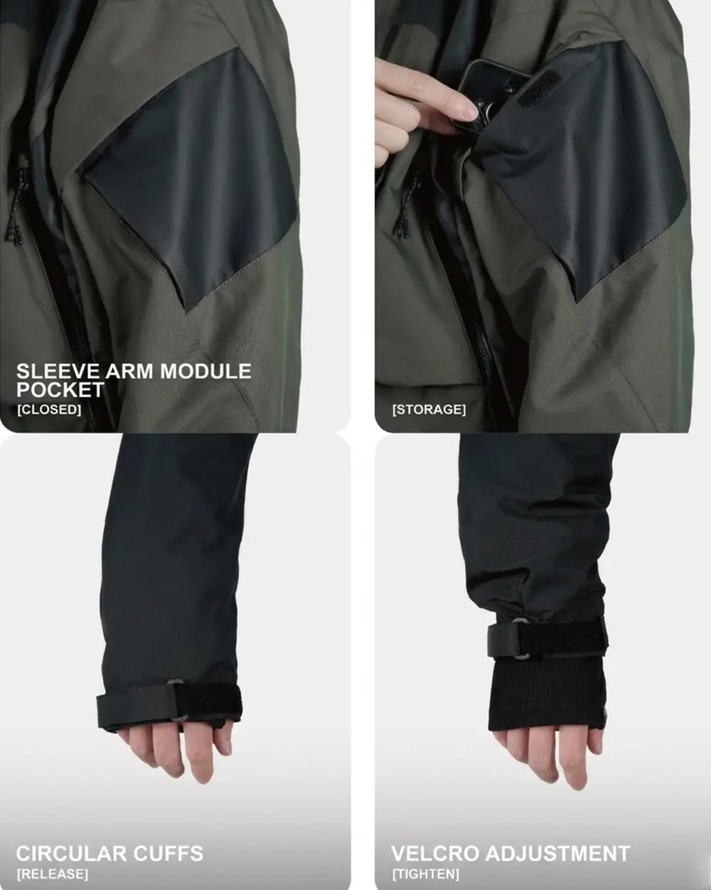 3-in-1 Hard Shell Techwear Jacket ’Fortress’