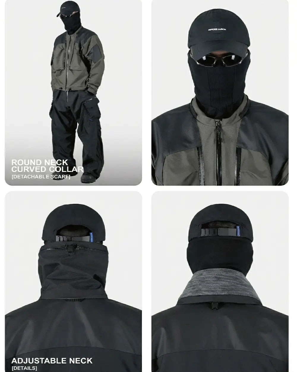 3-in-1 Hard Shell Techwear Jacket ’Fortress’