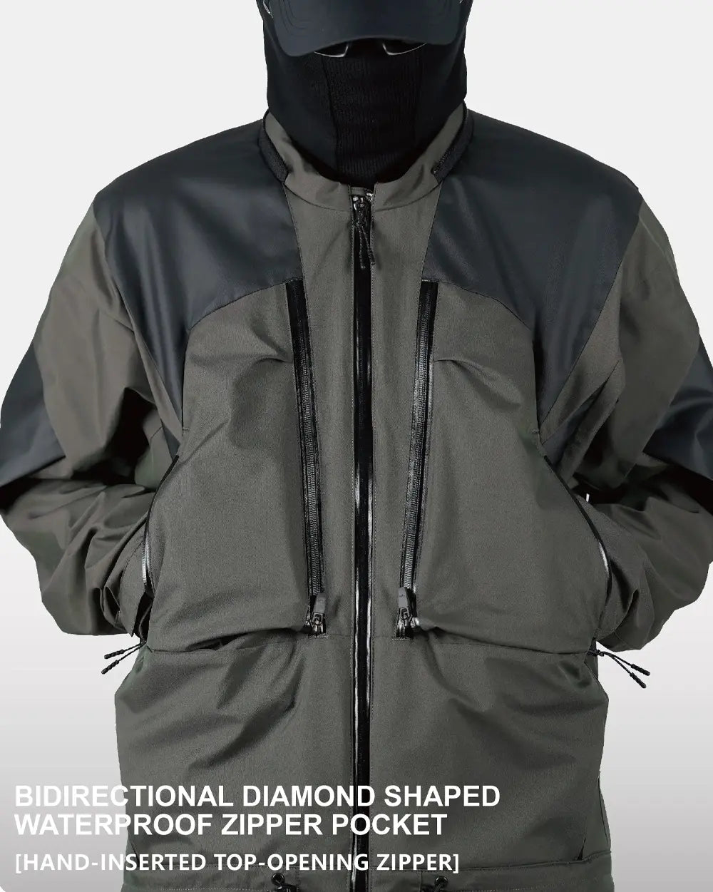 3-in-1 Hard Shell Techwear Jacket ’Fortress’