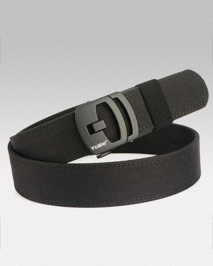 Adjustable belt no holes "Miki" in black color