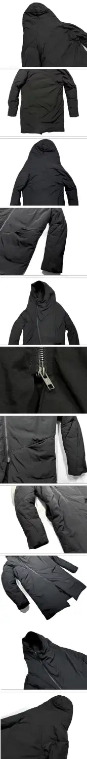 parts of the Asymmetrical zip down jacket "Namega"