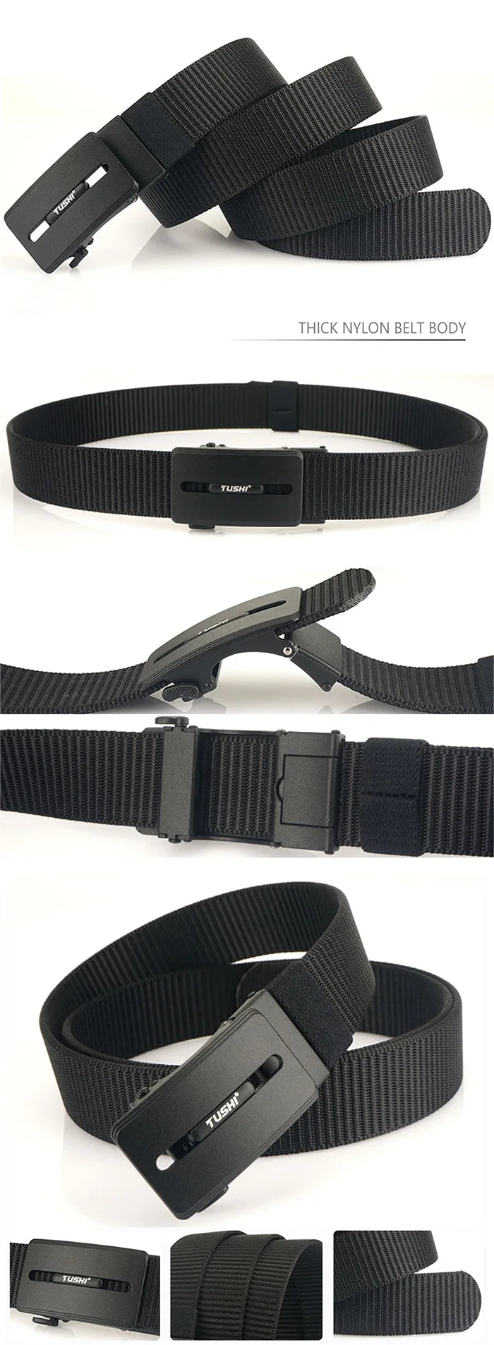 details of the Automatic buckle waist belt "Aioi"