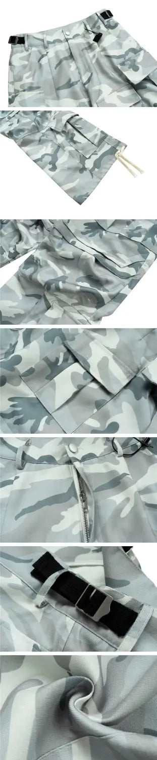 details of the Baggy camo trousers "Komoro"