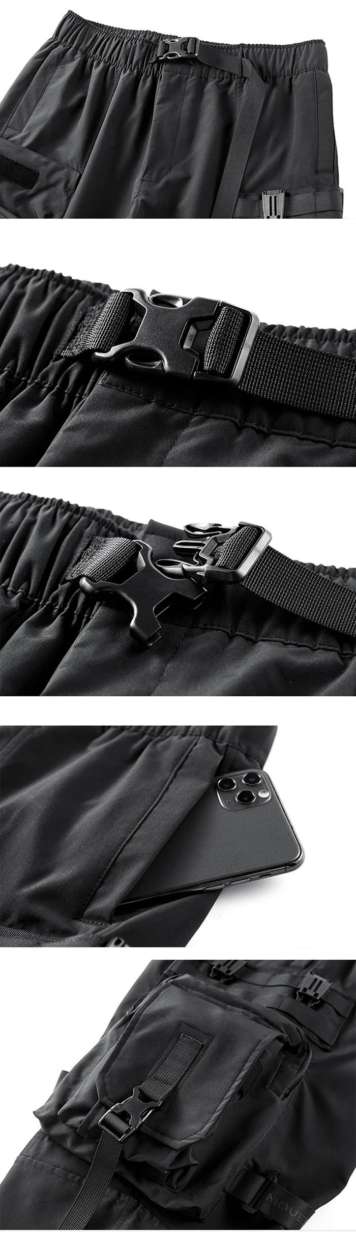 details of the "Sado" cargo pants