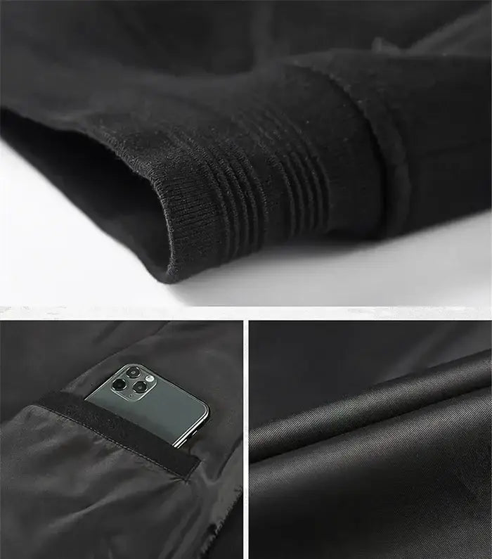some parts of the Bomber Jacket "Grim"