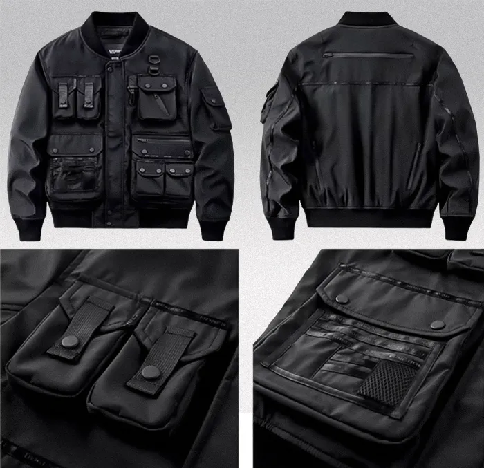 Cargo bomber jacket "Razaki"