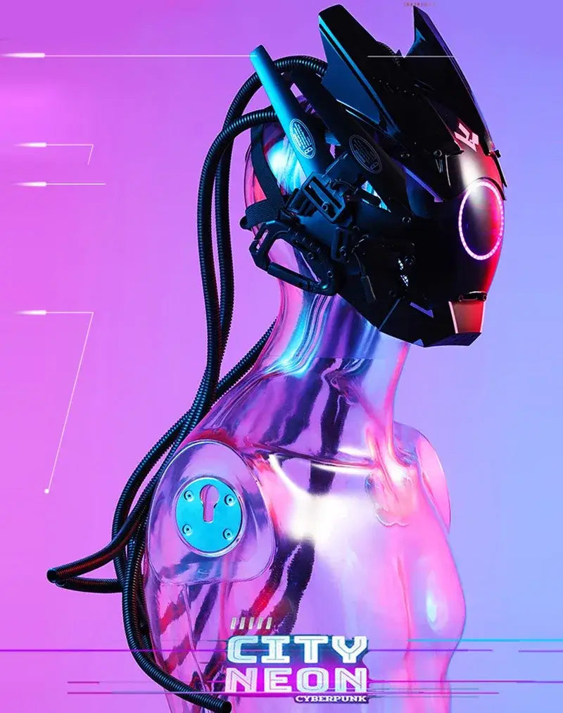Cyberpunk Helmet "Neyaga"