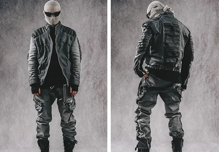front and back of the Cyberpunk Jacket "Yuzawa"