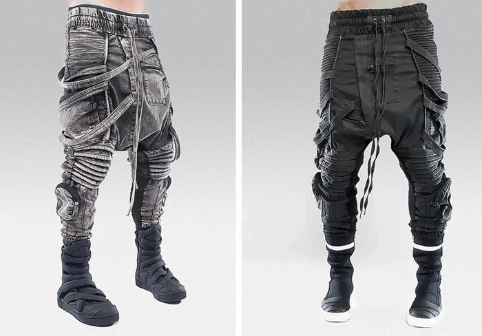 Cyberpunk Pants "Ayase" in grey or black
