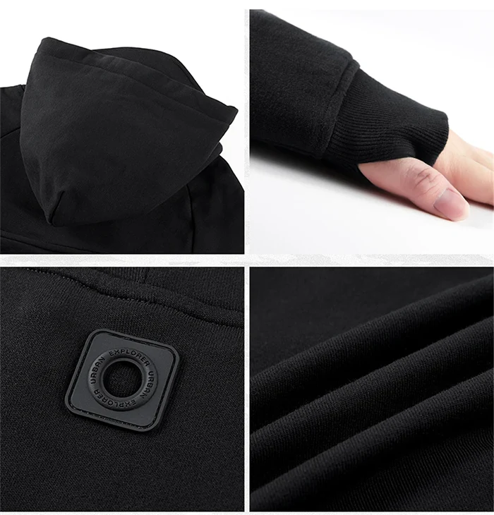 parts of the Cyberpunk techwear hoodie "Mizuho"