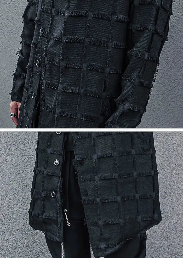 details of the Darkwear Trench Coat "Ashiya"