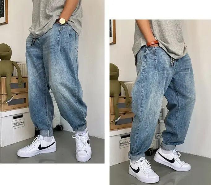 Denim Pants "Bayashi" in 2 differents angles