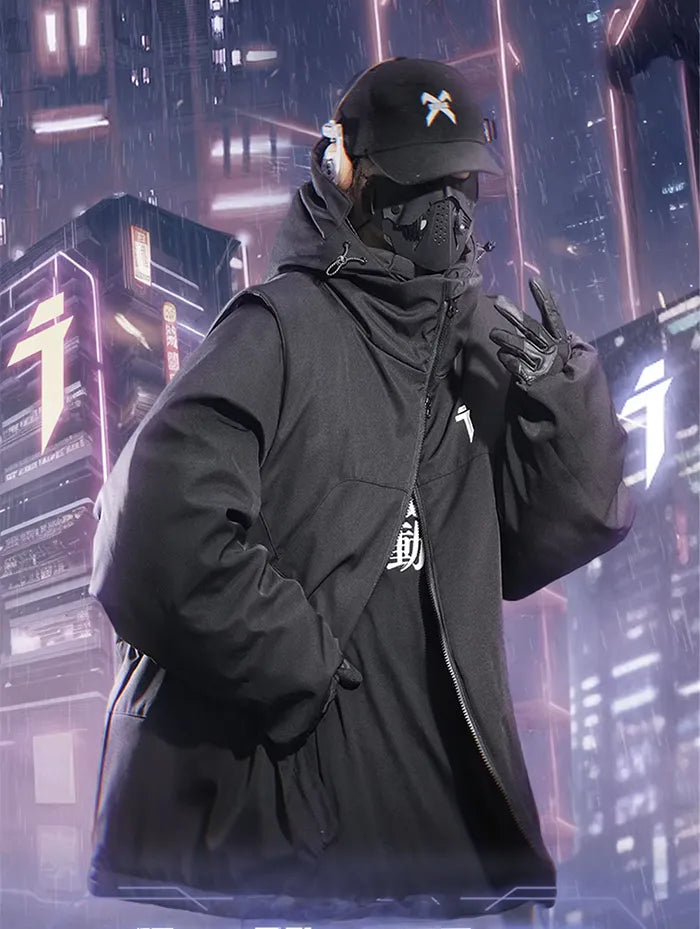 man wearing the Detachable Jacket "Kitami"