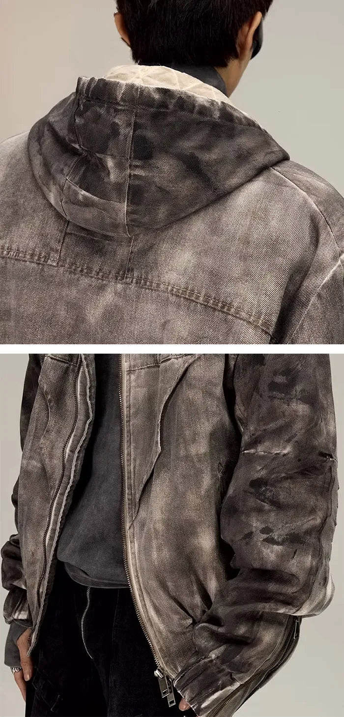 details of the Distressed jacket "Bandayo"