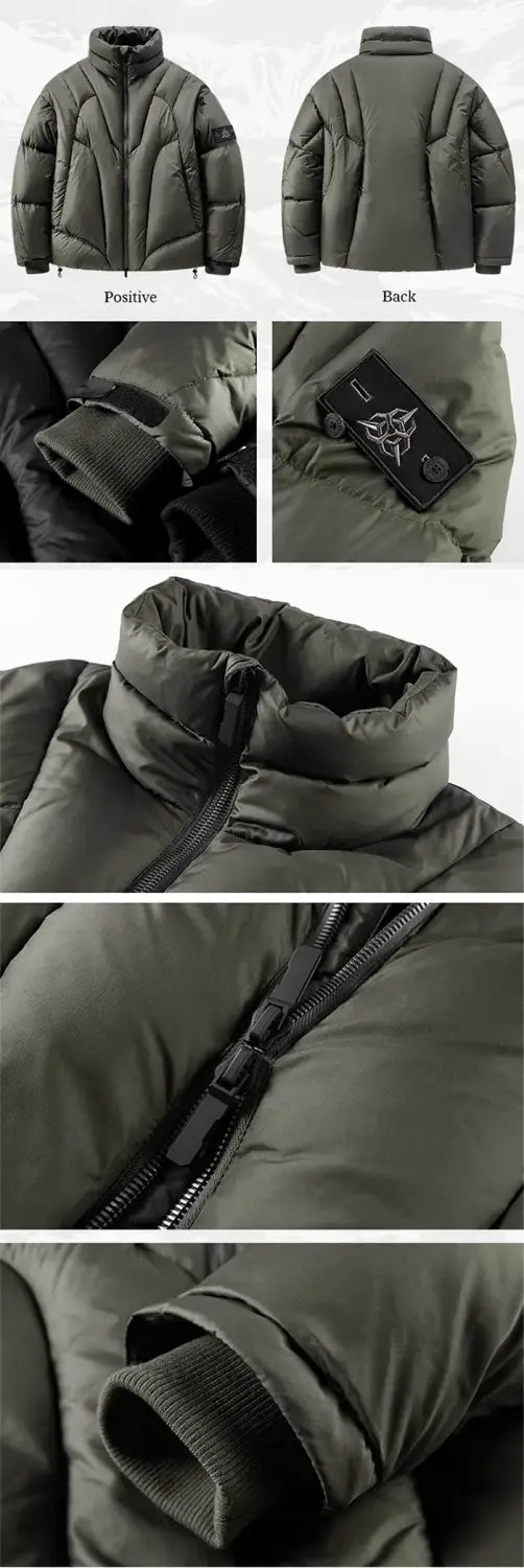 details of the Down jacket men "Mikasa"