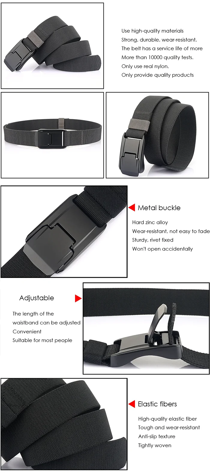 parts of the Elastic men's belt "Kobe"