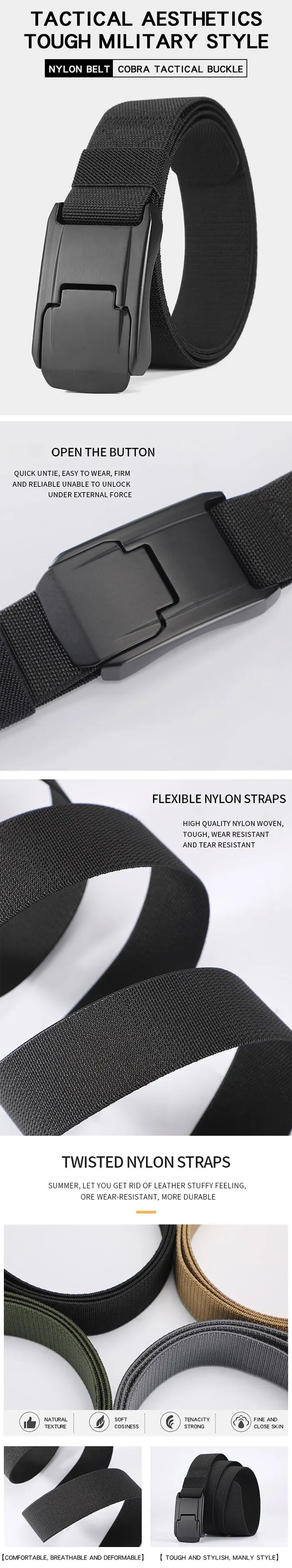 details of the Elastic men's belt "Kobe"